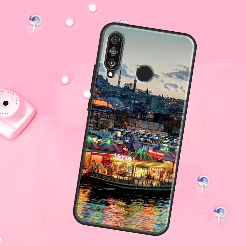 Turkey Istanbul Scenery Building For Huawei Nova 11 Pro 10 9 SE Y70 Y60 Y90 Y61 Y91 Y73 Y72 12s 12i 11i 8i P30 P40 Lite Case