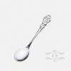 European Stainless Steel Coffee Spoon Royal Dessert Spoon Antique Hollow Cake Fruit Fork Embossed Spoon Gold
