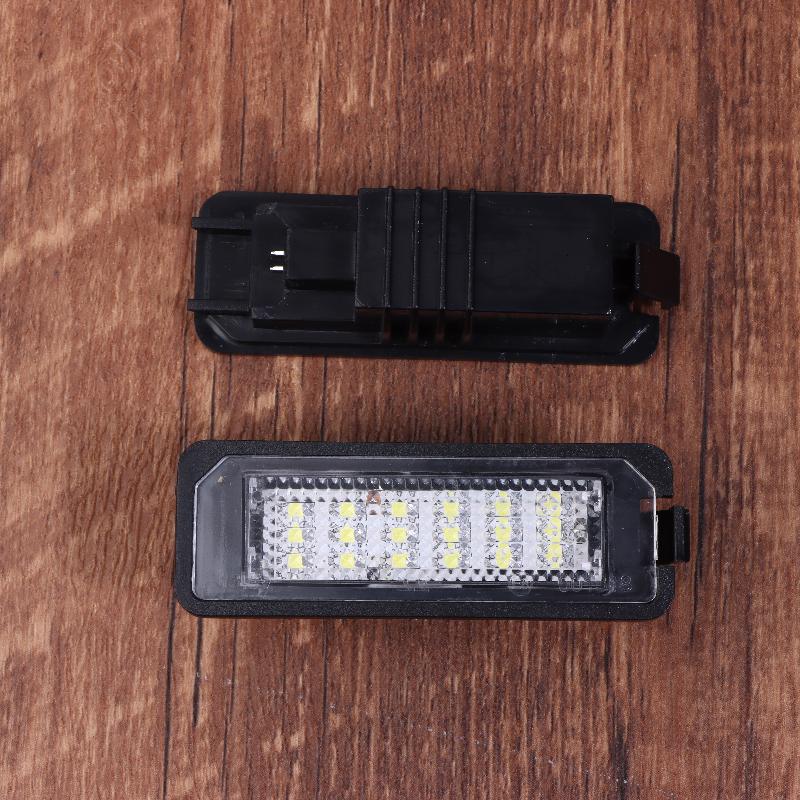 18 Led Beads License Plate Light Lamp Car License Plate Light Auto Accessories For Vw Golf4 Golf5 Golf6 Mk4 Mk5 Mk6