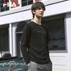 FILA Men's Basic Round Neck Knit Long Sleeve T-Shirt