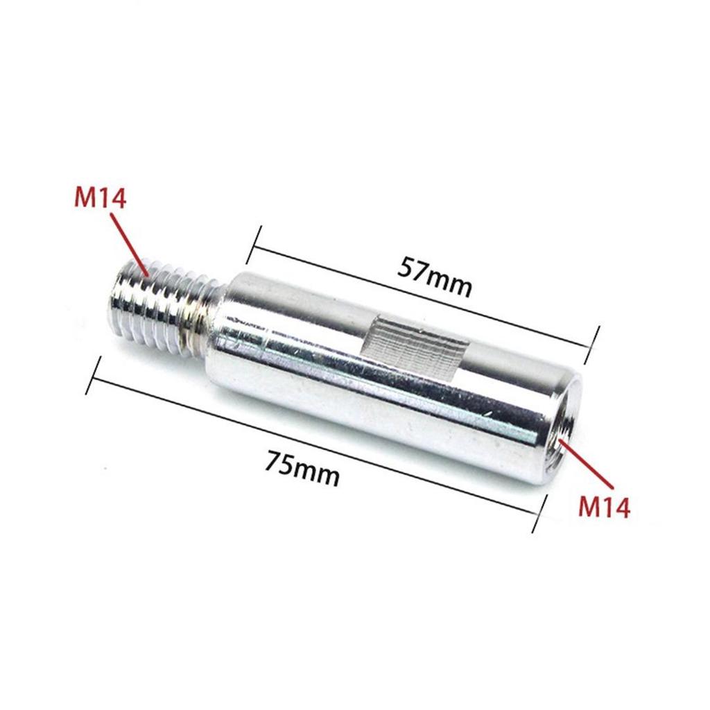 1 stuks 45# Staal Haakse Slijper Verlenging Verbindingsstang Adapterstang M14
