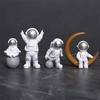 4 szt. Figurka Astronauty Statua Figurka Kosmonauta Rzeźba Zabawka Edukacyjna Dekoracja Biurka Domu Model Astronauty Dla Dzieci Prezent