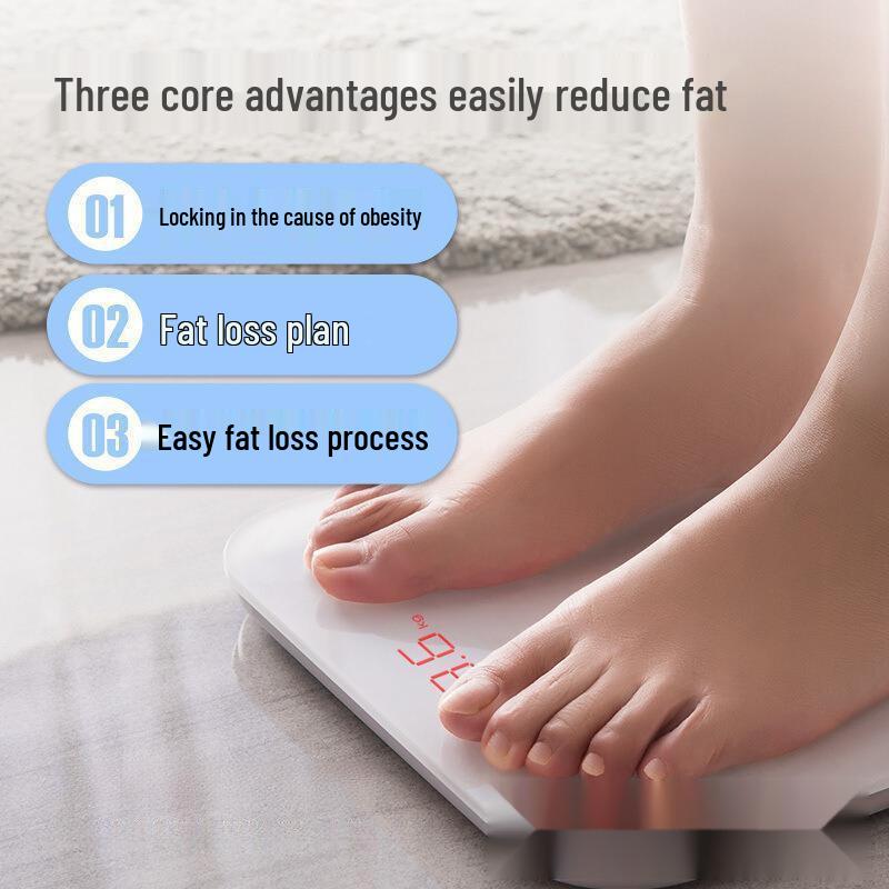 Smart Body Fat Scale - Compact Fitness & Health Tracker with Rechargeable Feature for Men