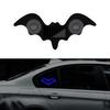 Solar Bat Shape LED Car Window Light Decorative Interior Atmosphere Lamp for Car Door Dashboard Triangle Window Unique Vehicle Accessory