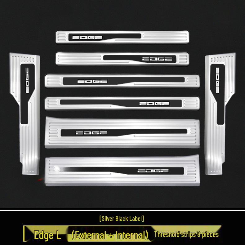 2023-2025 Ford Edge L: Door Sill Strips, Welcome Pedals, Stainless Steel Trunk Protector, Decorative Stickers