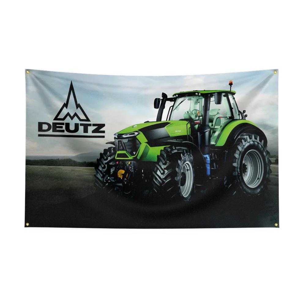 35ft DDeutz AGs Tractoren Vlag Polyester Digitaal Bedrukte Gereedschap Wandkleed Banner Gordijn Voor Decor B