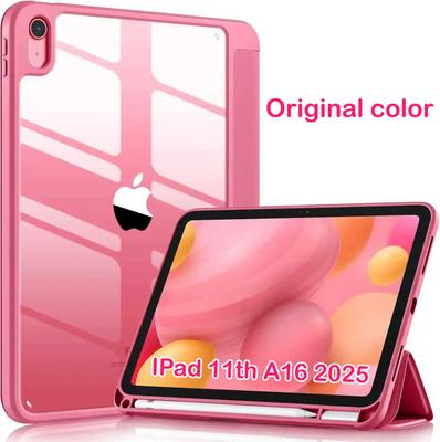 Husă Nouă pentru Tabletă IPad (A16) 11 inch 2025 Generația a 10-a 10,9 Inch Spate Transparent TPU Rezistent la Șocuri Husă Protector cu Suport pentru Creion