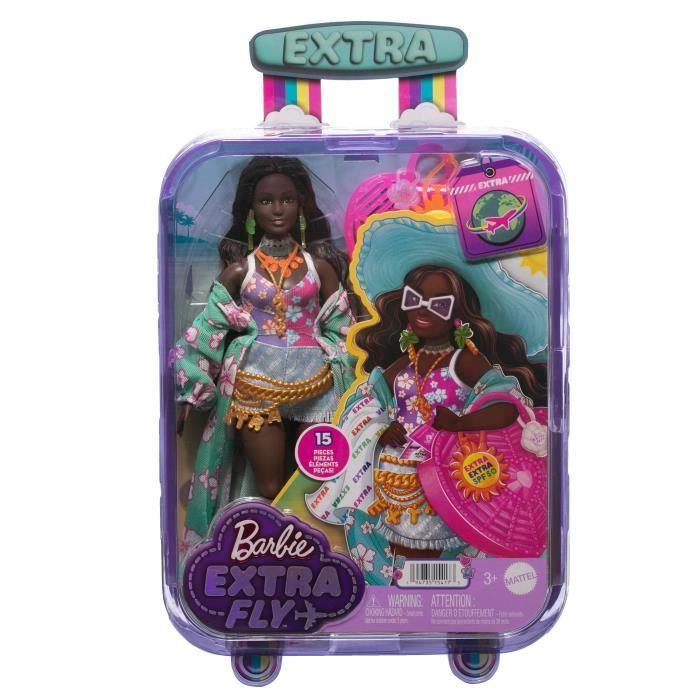 Barbie®-Barbie® Extra Cool-Poupée Barbie® voyage en tenue de plage HPB14