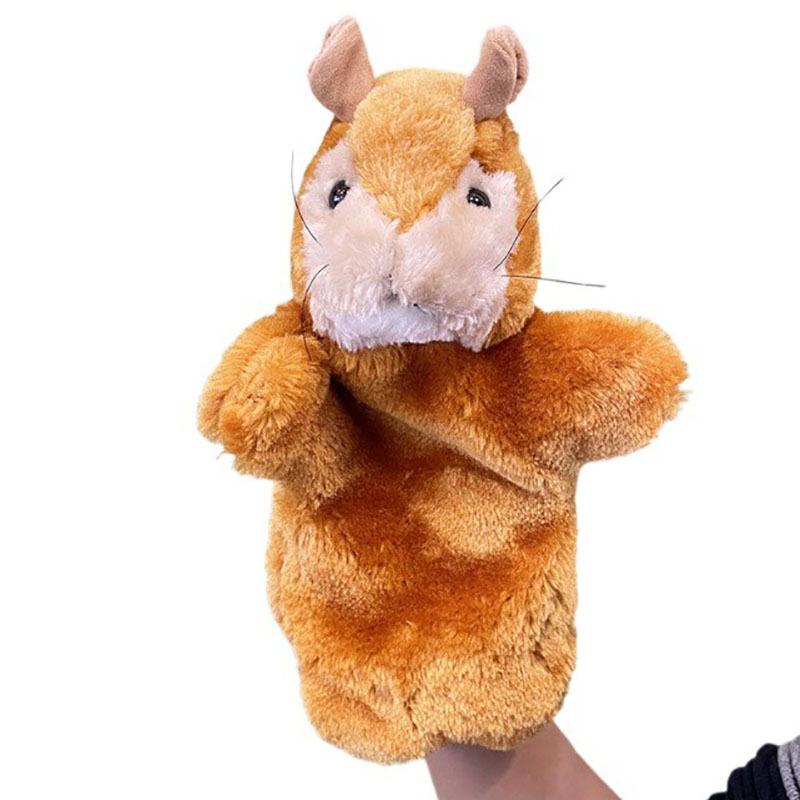 Animal Hand Plush Puppet Toy Cartoon Glove Role Play Educational Interactive