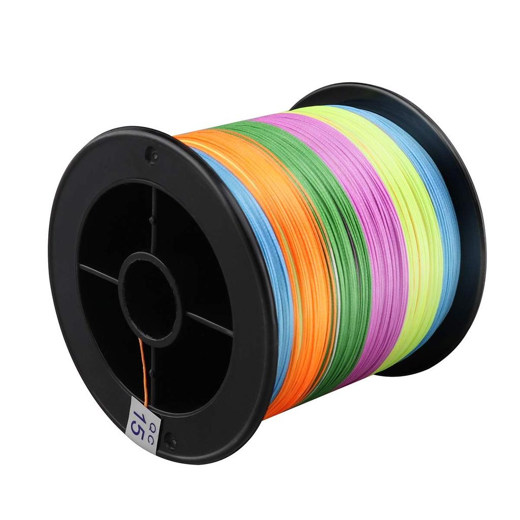 Frwanf PE Line, High Strength, Durability, High Sensitivity, Long Casting Distance, 500m, Multicolor