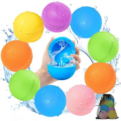 Water Balloons, Splash Balls, Bath Toys, Reusable, Unbreakable Water Balloons, Outdoor Play Supplies, Water Bombs, Park Play Supplies, Summer
