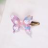 Sequin Cartoon Star Children's Butterfly & Heart Hair Clip Set