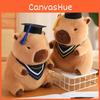 Adorable Capybara Plush Toy Doctor Figure Unique Graduation Memorial Pillow Soft Toy