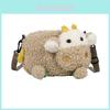 Bolsa de Ombro de Pelúcia Estilo Japonês Fofa Para Meninas