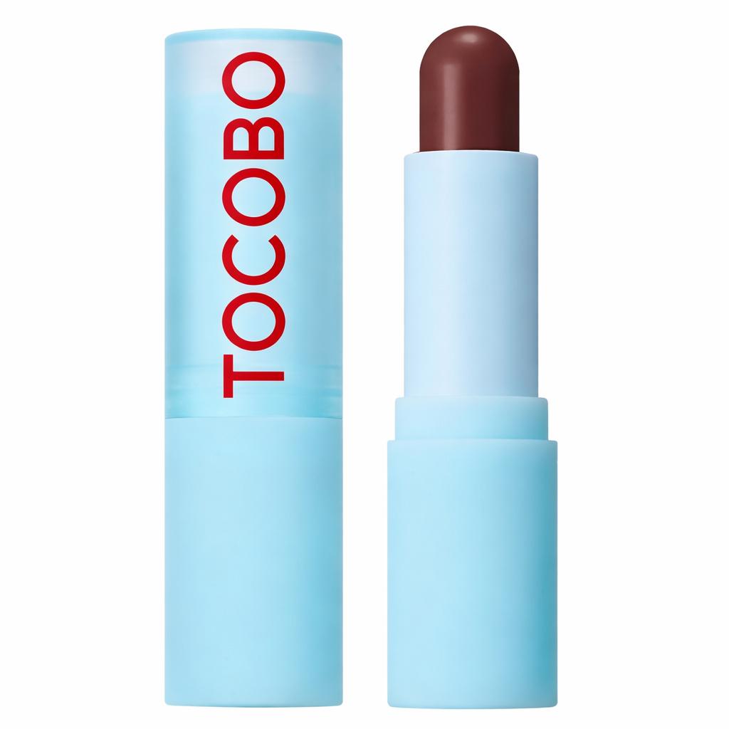 TOCOBO Glass Tinted Lip Balm 017 Choco Jam Hydrating Glossy Lip Care 3.5g x2
