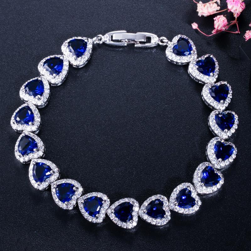 Jewelry, Exquisite 3A Zircon Bracelet, High-End Micro-Inlaid Hand Jewelry.