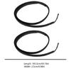 1 Pair Vehicle Roof Trim Durable Rubber Strips Reliable Weatherstrip 7555252190