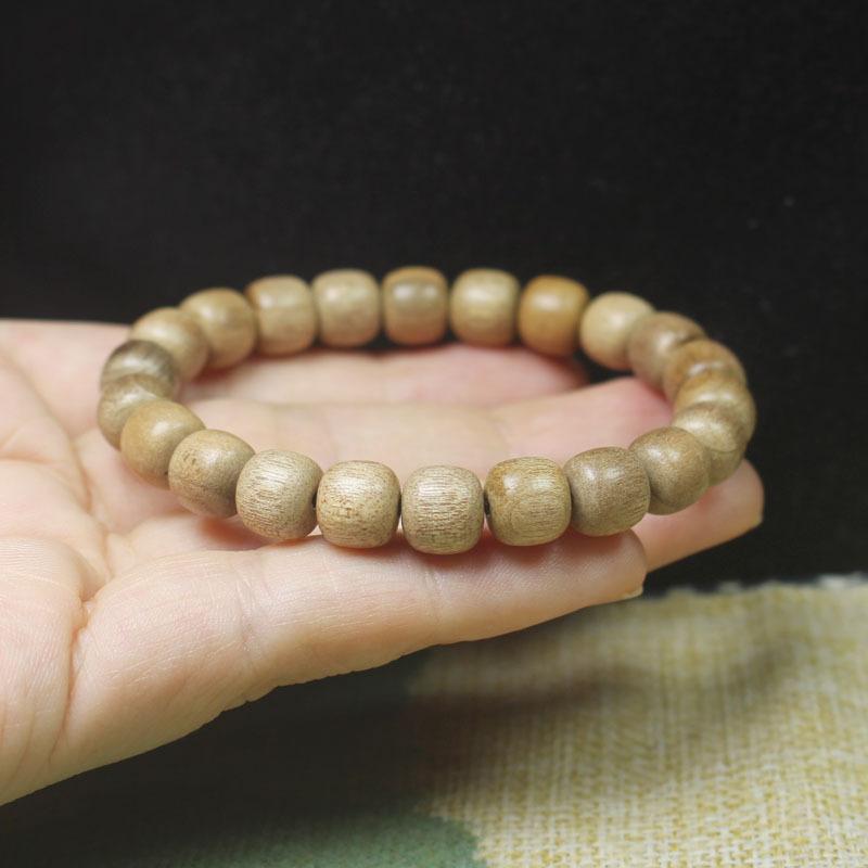 9mm Phoebe Wood Old Style Beads Bracelet Simple Gift