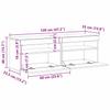 TV Cabinet with LED 2 pcs Black Oak Effect 60 x 35 x 40 cm