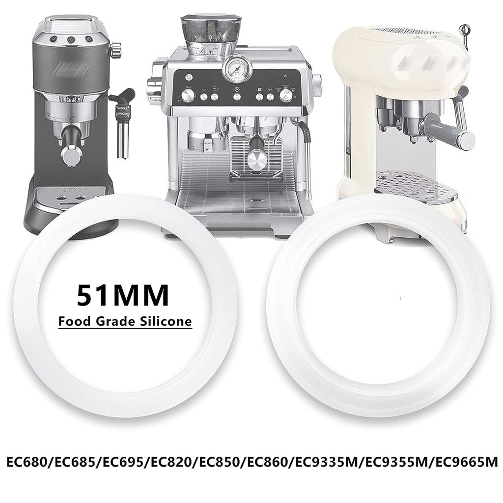 2/4 ks Silikónové tesnenie hlavy sparovacej jednotky Náhrada pre kávovar EC685/EC680/EC850/EC860/EC820/EC695/EC9335M