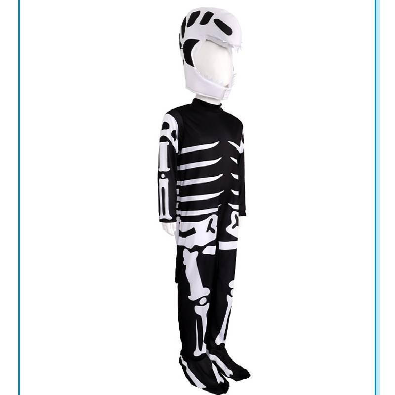 Halloween Skull Dinosaur Cosplay Costume For Kids With Polyester Fabric For Stage Performance