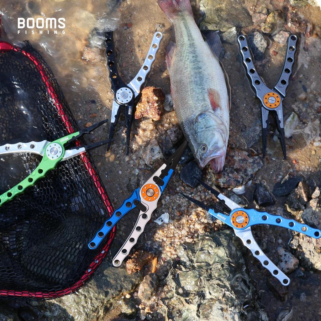 Booms Fishing X01 Fishing Fishing Needle Line Hook Aluminum with Butt Rope and Pliers Green Pliers, Pliers, Remover, Cutter, Remover, Multi-Function,