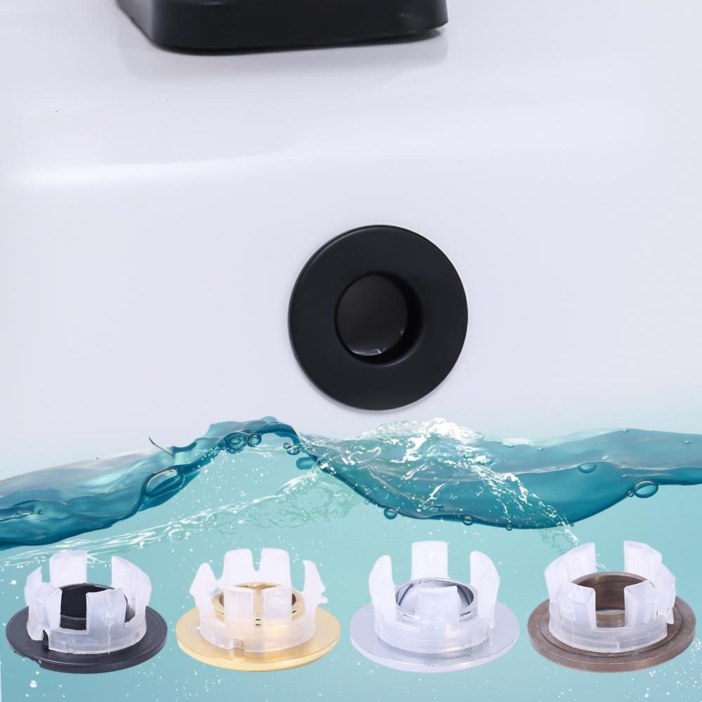 

Kitchen Sink Hole Round Overflow Cover Remplacement Kitchen Bathroom Basin Trim Bath Sink Hole Cap Wash Basin Overflow Ring Plug