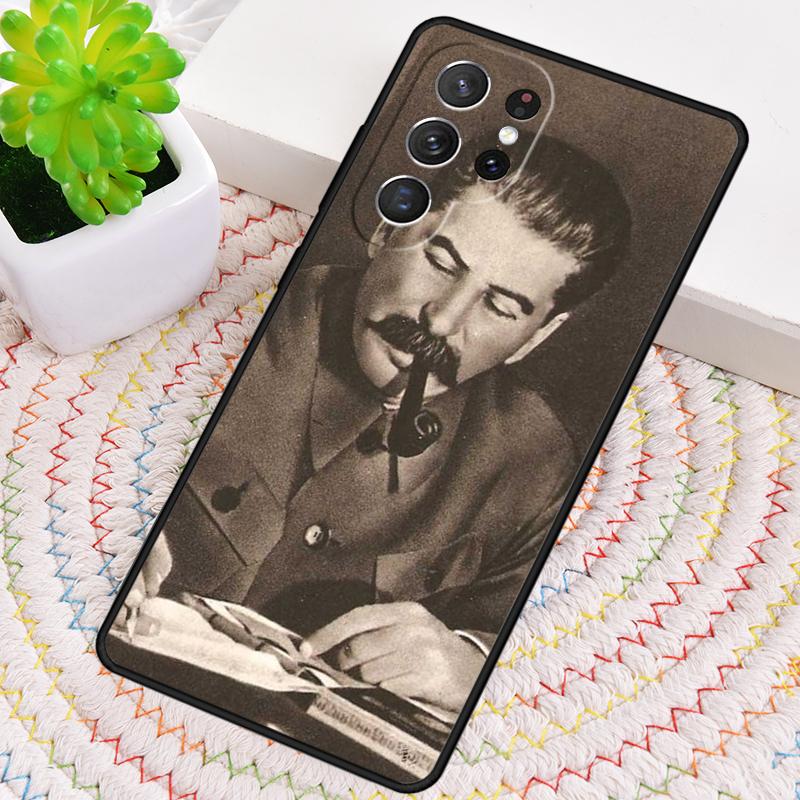 Russian Stalin Ussr TPU Phone Case For Samsung Galaxy note 10 pro S26 S25 S24 S23 S22 Ultra Plus S21 FE S20 Shockproof Cover