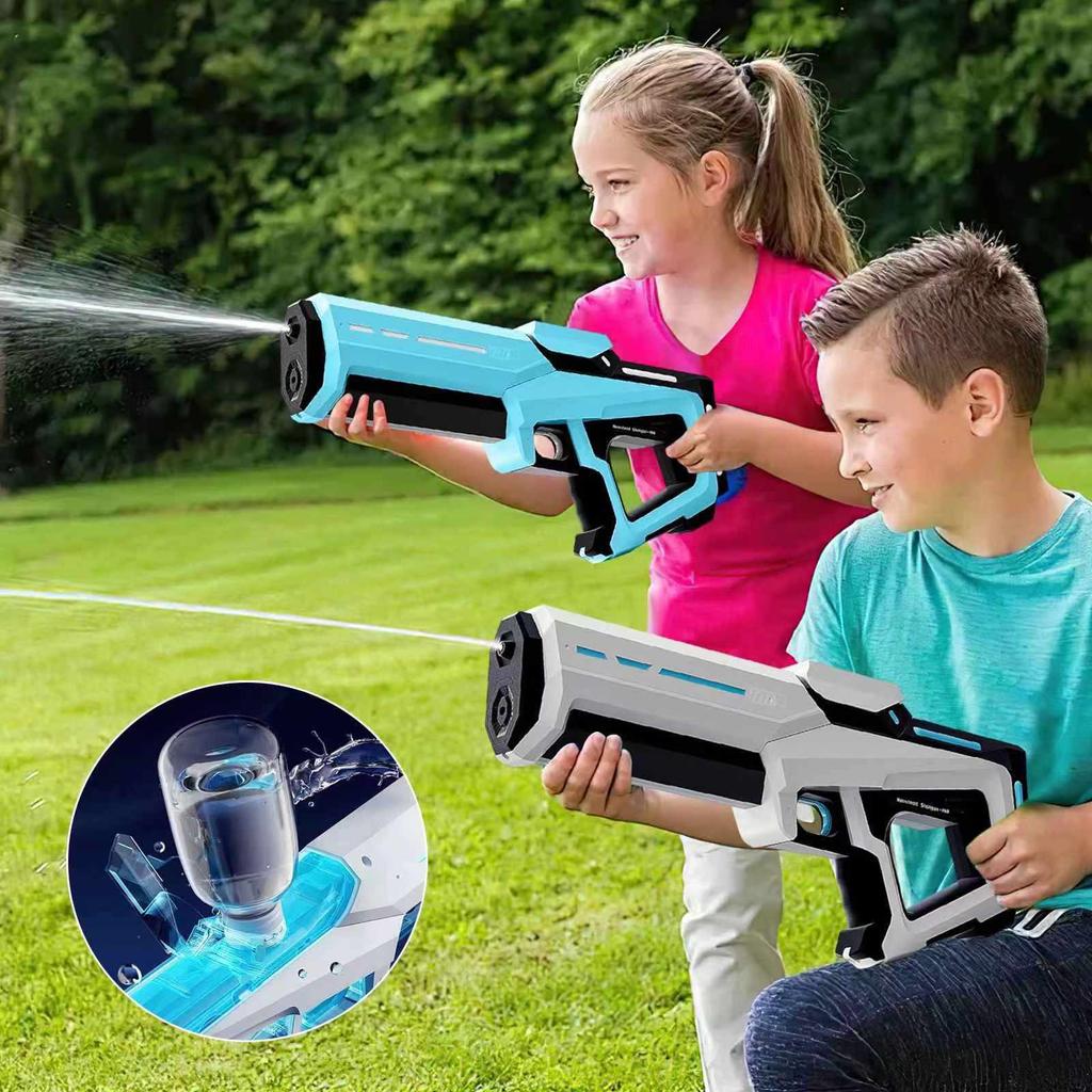 Non-Toxic New Automatic Summer Electric Toy Water Gun Induction Water Absorbing Hightech Spray Pool Outdoor Beach Water Fight Toy For Kid