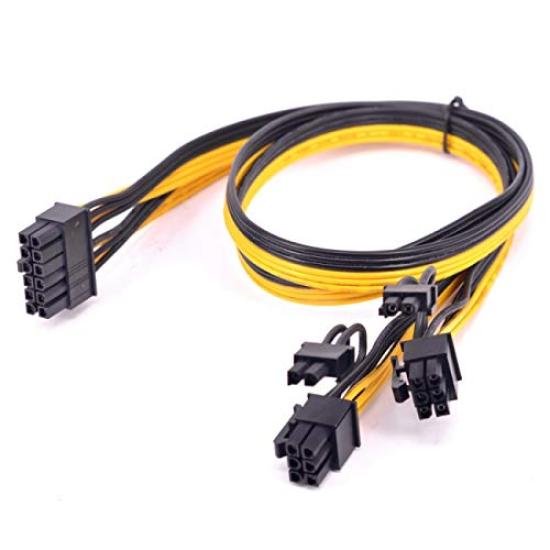 Cablecc 12-Pin to ATX Dual 8-Pin & 6-Pin Splitter GPU Graphics Card Modular Power Supply Cable for 3080 3090 AX850 AX750 AX650