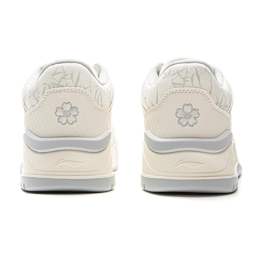 Li Ning Moon White 2MID Textile, Synthetic Leather AGCV331-1