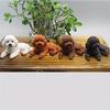 Für Miniatur-Teddyhund-Armaturenbrett-Ornament - Niedliches Pudel-Design, Harzmaterial, Ideal für Auto-Innenraum und Wohnkultur