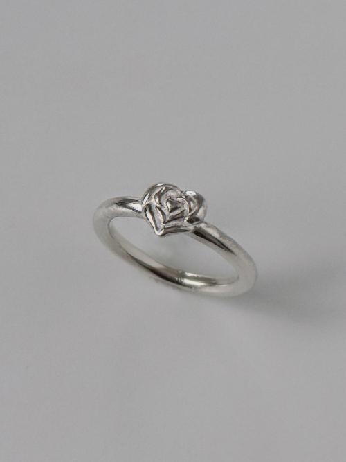 Lovetrix Silver925 Heart Rose Ring