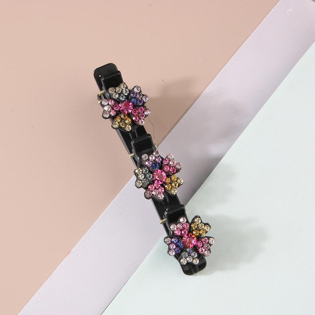 Braided Hairpins Set: Forehead Bangs, Broken Hair Arrangement Tool, Side Clips, Head Ornaments, and Hair Accessories.