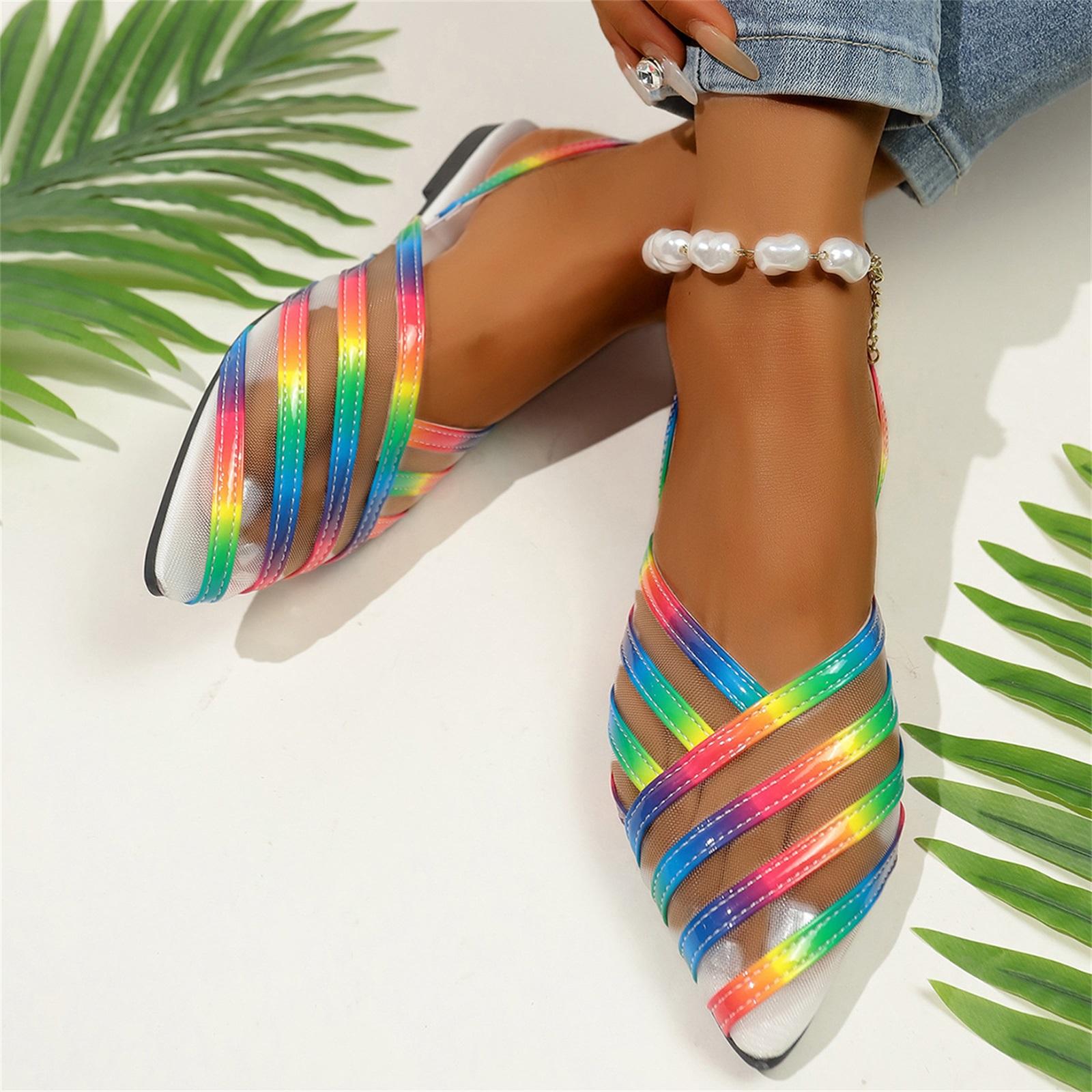 

Women s Fashion Plus-Size Pointed-Toe Cut-Out Closed-Toe Sandals 37