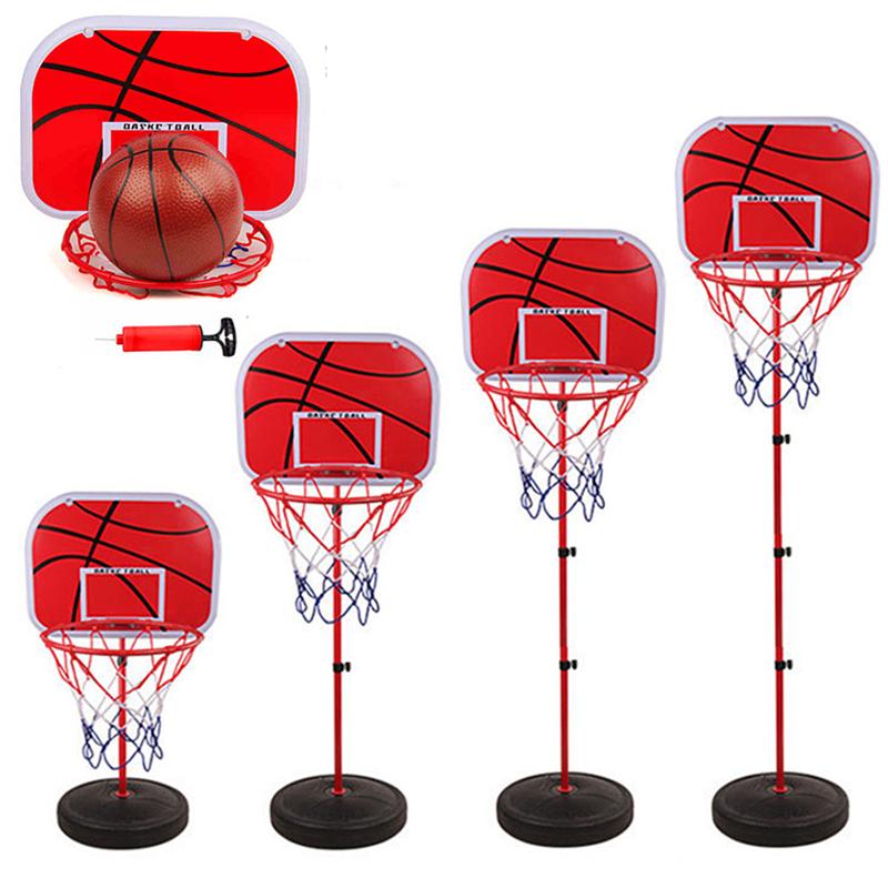 Basketballkorb 63-150 cm Kleinkind Verstellbarer Ständer Rack Spielzeug für Kinder Baby Outdoor Indoor Ball Sport Korb Halter Korb Spiel
