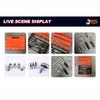 Hand Operated  53-Piece Miniature Socket Wrench Set for Car & Home Repair Tool Box