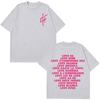 I Love PNL Fashion Graphic Print Harajuku Tshirt Unisex Women Hip Hop Short Sleeve Aesthetic Trend of Loose Casual Cotton T Shirts