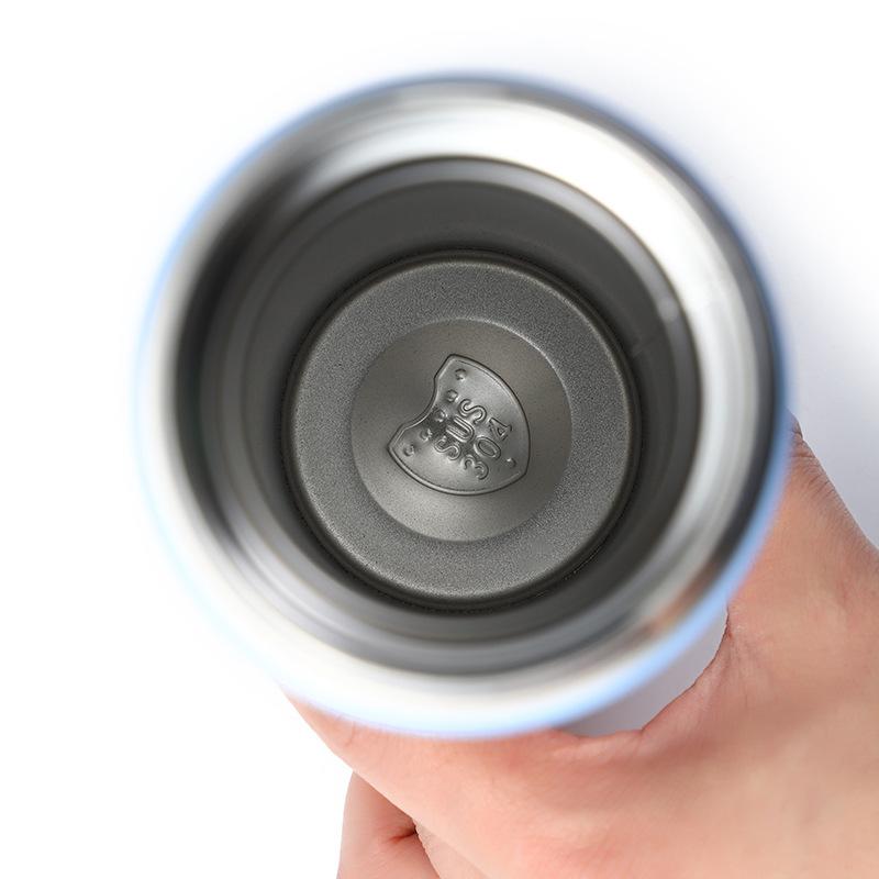 1 bucată 500 ML izolație inteligentă din oțel inoxidabil ceașcă colorată mini termos cană sticla de apă termos cu afișaj digital cu LED