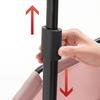 4 Wheels Pet Stroller for Small Dogs Cats Folding Shopping Cart with Canopy for Travelling Shopping Walking Playing