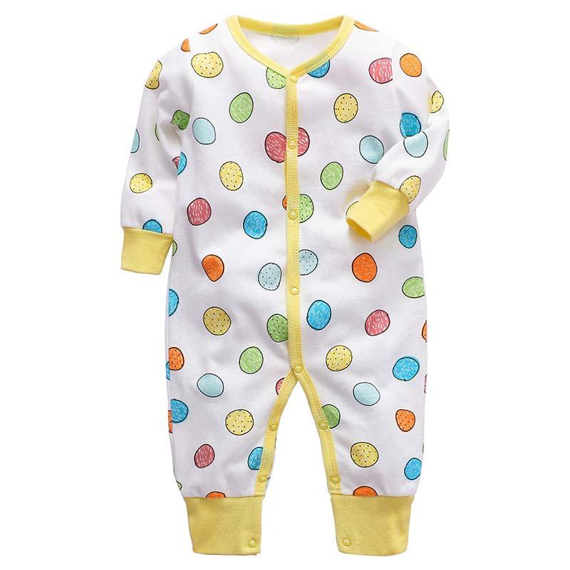 Langarm Baby Strampler: Frühlings- & Herbst-Krabbel- und Ausgehanzug, Neugeborenen-Harems-Homewear