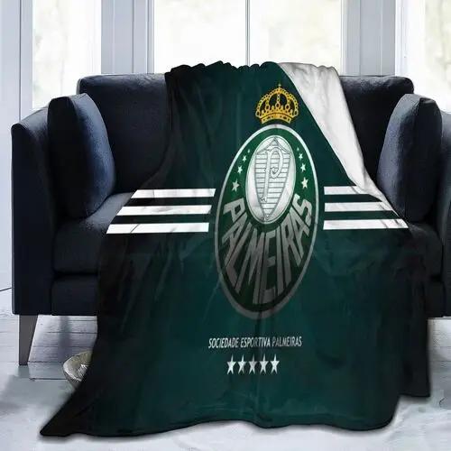 

Одеяло с логотипом Palmeiras Club, бразильское футбольное мягкое, теплое, легкое фланелевое одеяло для кровати, путешествия, отеля, покрывало 40x50in