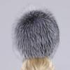 New Russia Winter Real Fur Hat Outdoor Warm Knitted Women Real Fox Fur Bomber Hats Lady Luxury Quality Genuine Fox Fur Caps