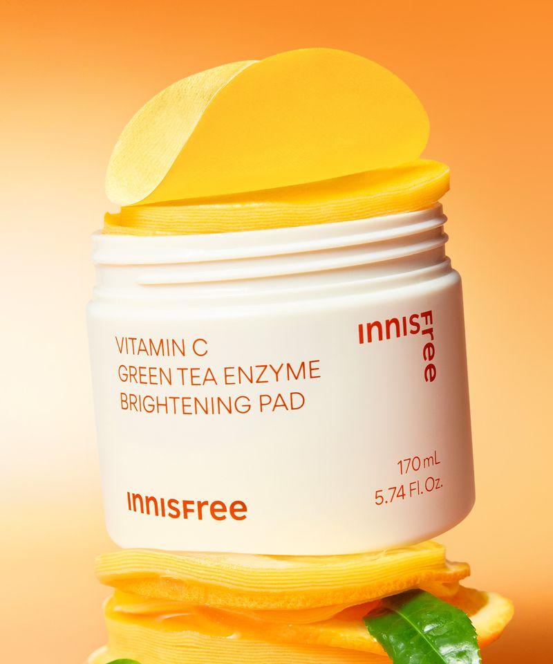 Vita C Green Tea Enzyme Blemish Toning Pads 60 Sheets