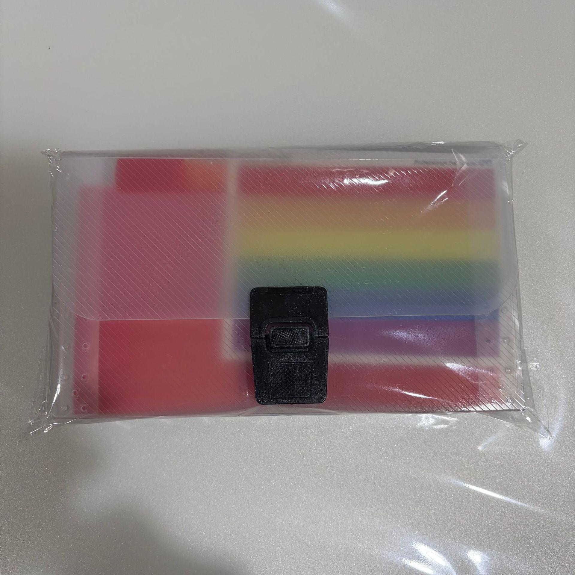 A6 Accordion File Folder, 13 Pockets, Multi-layer Storage Bag for Small Receipts.