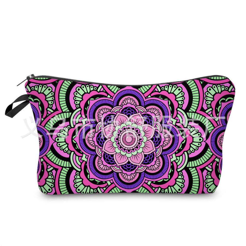 3D Printed Datura Makeup & Clutch Bag - Women's Storage Toiletry Bag