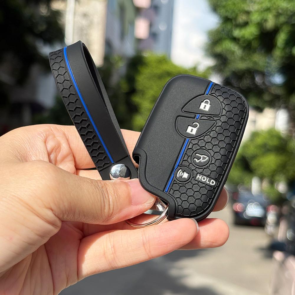 Key Fob Cover Holder For Lexus IS Is250 Ct200h 2015 GX460 GS300 IS220 RX270 RX350 RX300 Rubber Remote Protector Keychain