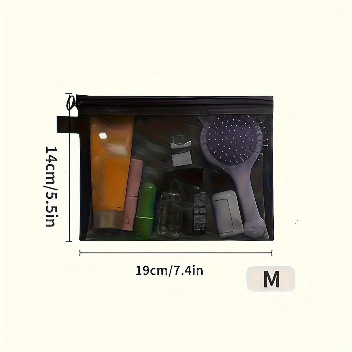 

1 шт. сетчатая косметичка, легкая косметичка на молнии, дорожная сумка, дорожный органайзер для макияжа, универсальная монетница M