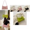 Sophisticated Bowknot Handbag For Women 2024 Summer Street Style Medium Crossbody Bag In Pu Leather