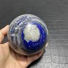 9.8cm Natural Lapis Lazuli Crystal Ball Quartz Spheres Polished Stone Reiki Healing Desktop Room Decor Souvenirs Ore